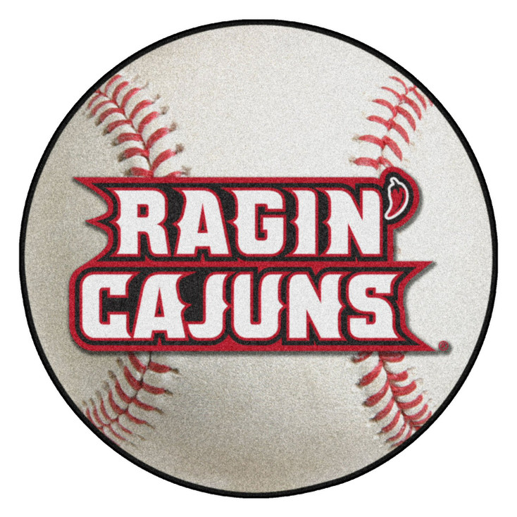 27" University of Louisiana-Lafayette Baseball Style Round Mat