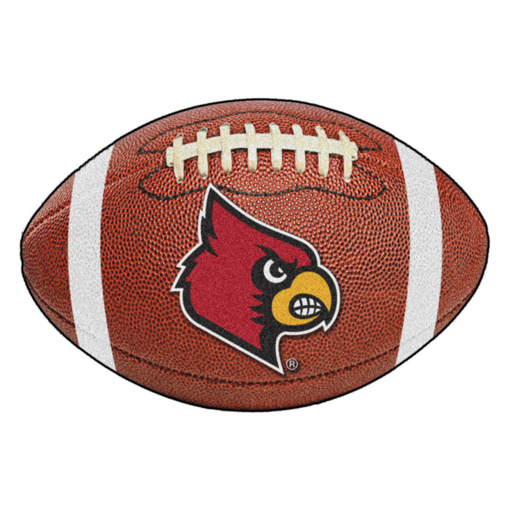 20.5" x 32.5" University of Louisville Football Shape Mat