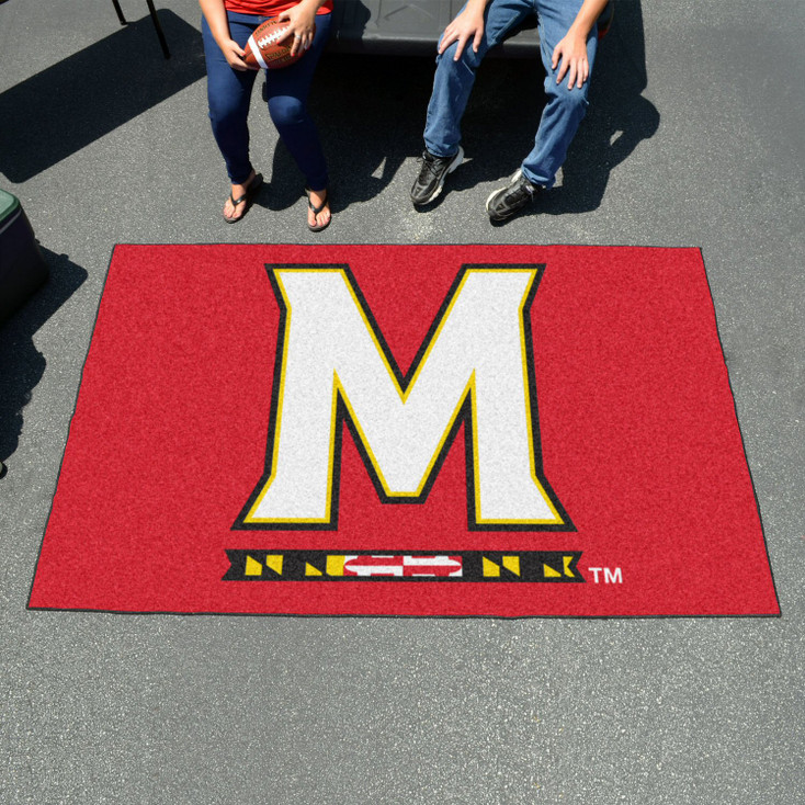 59.5" x 94.5" University of Maryland Red Rectangle Ulti Mat