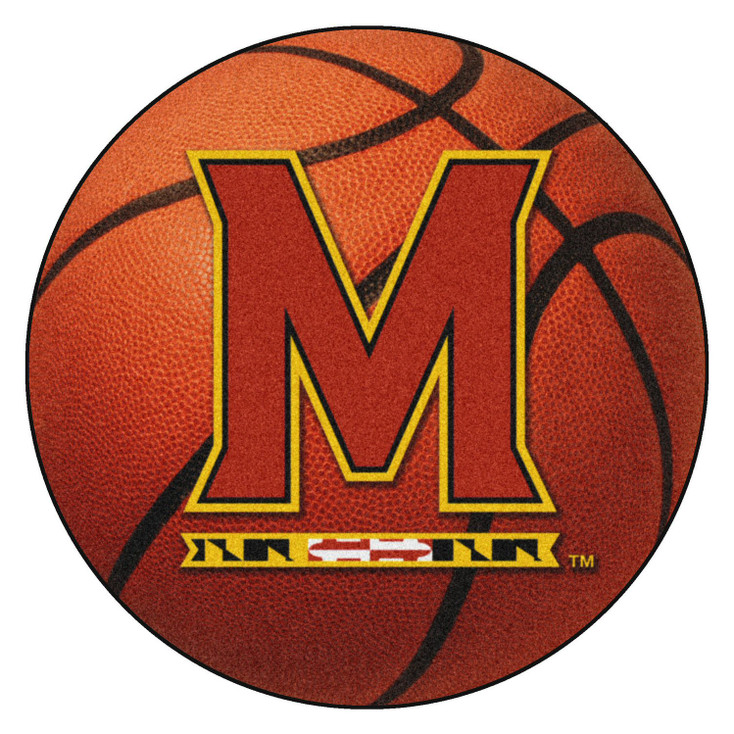 27" University of Maryland Basketball Style Round Mat