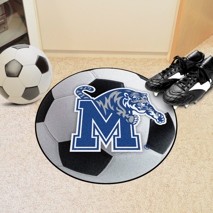 27" University of Memphis Soccer Ball Round Mat