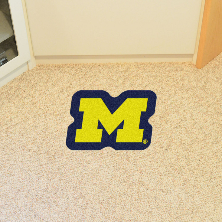 University of Michigan Mascot Mat - "Block M" Logo