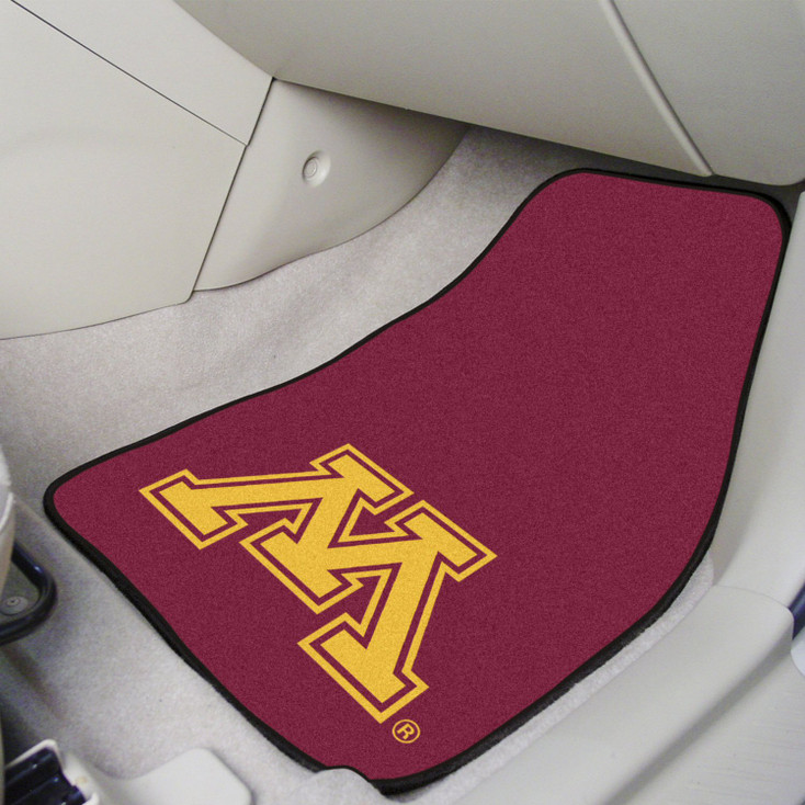 University of Minnesota Red Carpet Car Mat, Set of 2