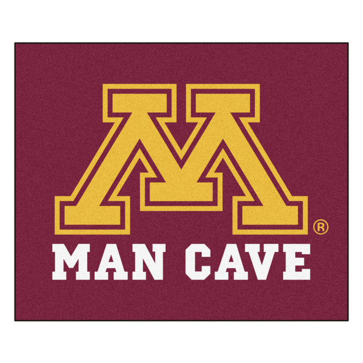 59.5" x 71" University of Minnesota Man Cave Tailgater Red Rectangle Mat