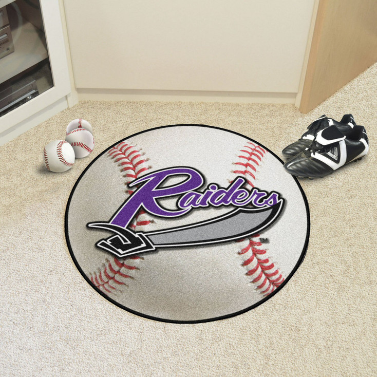 27" University of Mount Union Baseball Style Round Mat