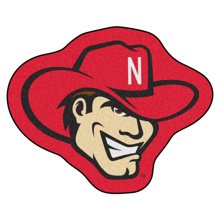 University of Nebraska Mascot Mat - "Herbie Husker" Logo