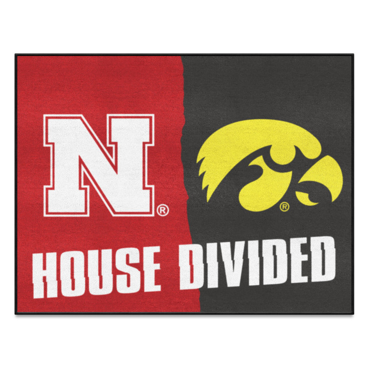 33.75" x 42.5" Nebraska / Iowa House Divided Rectangle Mat