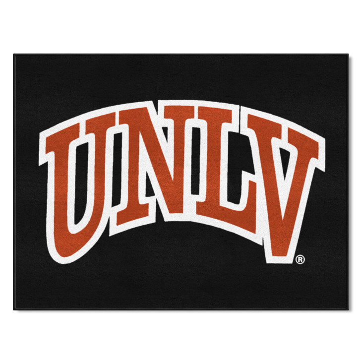 33.75" x 42.5" University of Nevada, Las Vegas (UNLV) All Star Black Rectangle Mat