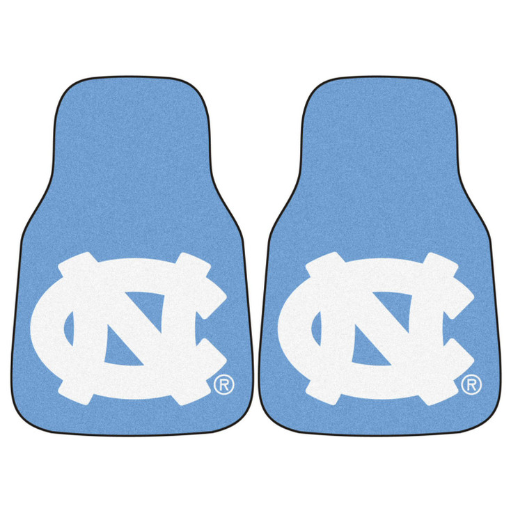 University of North Carolina Carpet Car Mat, Set of 2