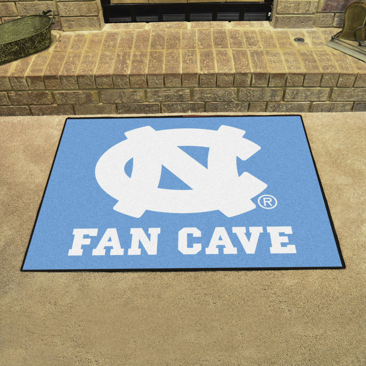 University of North Carolina Fan Cave All-Star Blue Rectangle Mat