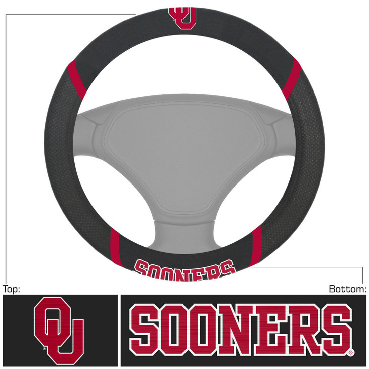 University of Oklahoma Steering Wheel Cover