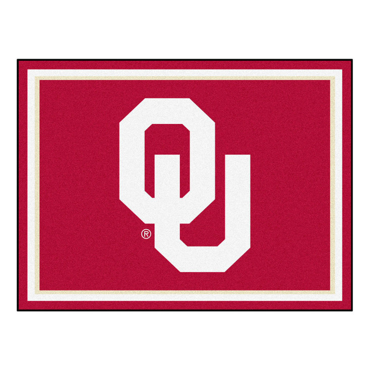 8' x 10' University of Oklahoma Red Rectangle Rug