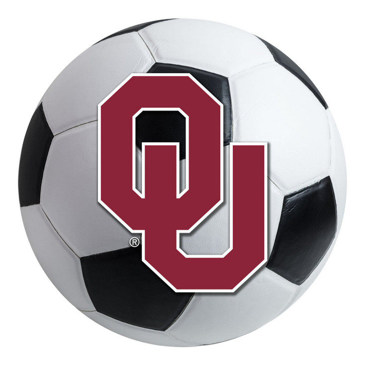 27" University of Oklahoma Soccer Ball Round Mat