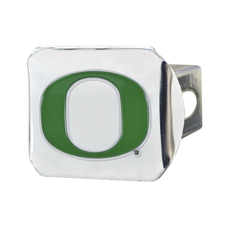 University of Oregon Color Hitch Cover - Chrome