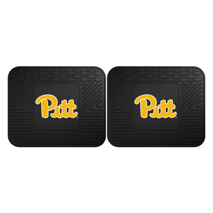 University of Pittsburgh Heavy Duty Vinyl Car Utility Mats, Set of 2