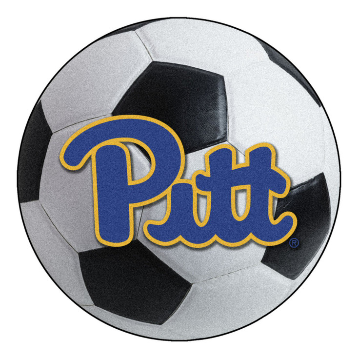 27" University of Pittsburgh Soccer Ball Round Mat