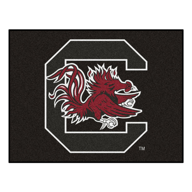 33.75" x 42.5" University of South Carolina All Star Black Rectangle Mat