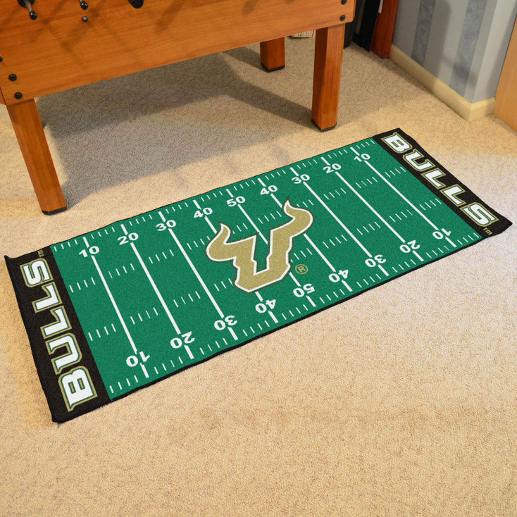 30" x 72" University of South Florida Football Field Rectangle Runner Mat