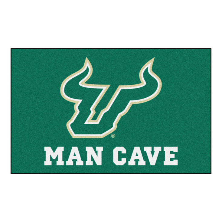 59.5" x 94.5" University of South Florida Man Cave Green Rectangle Ulti Mat