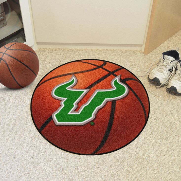 27" University of South Florida Basketball Style Round Mat