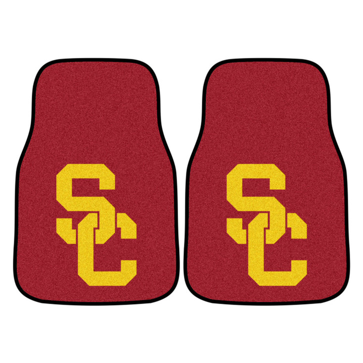 University of Southern California Red Carpet Car Mat, Set of 2