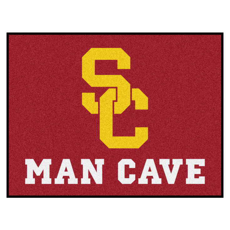 33.75" x 42.5" University of Southern California Man Cave All-Star Red Rectangle Mat