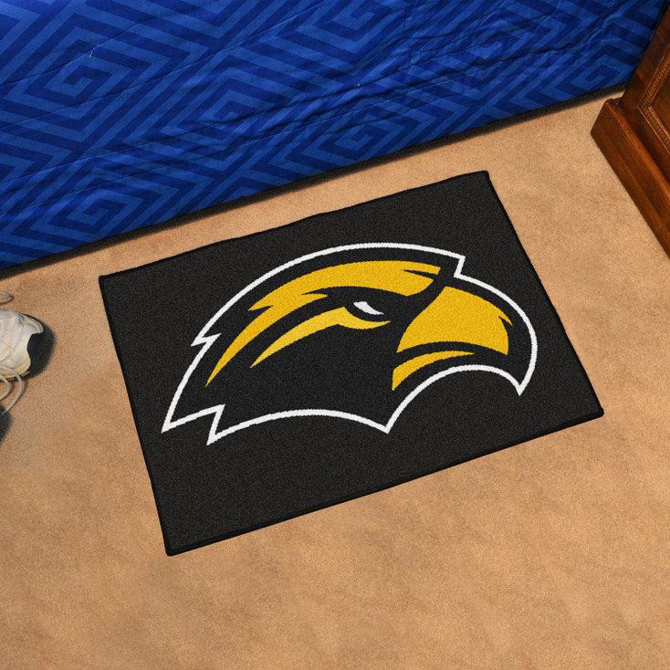 19" x 30" University of Southern Mississippi Black Rectangle Starter Mat