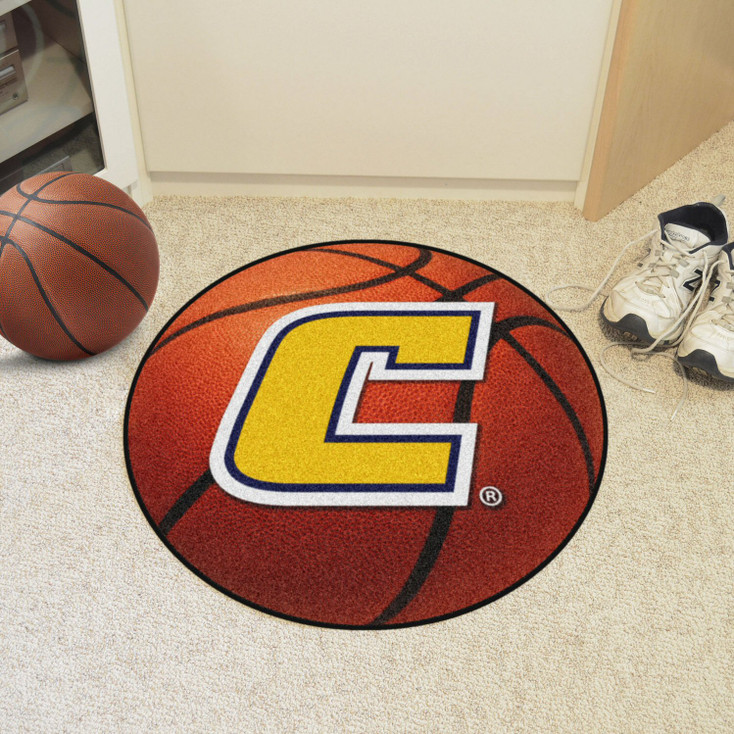 27" University Tennessee Chattanooga Basketball Style Round Mat