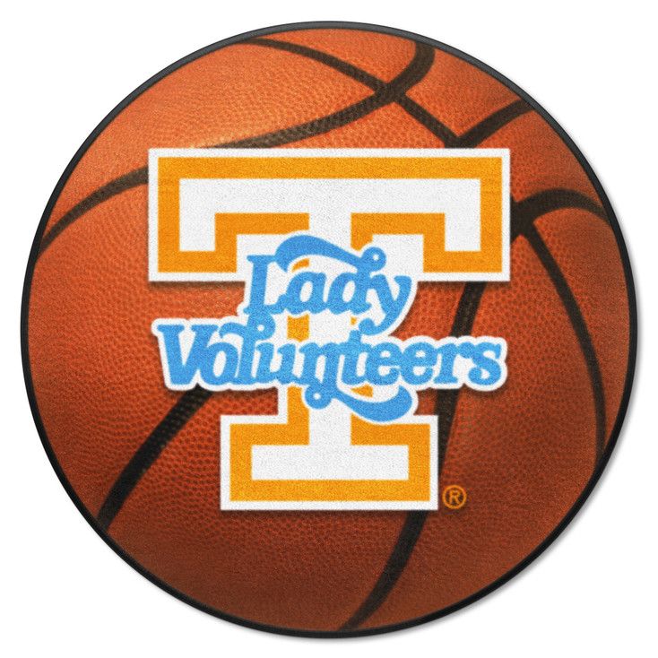 27" University of Tennessee Orange Basketball Style Round Mat