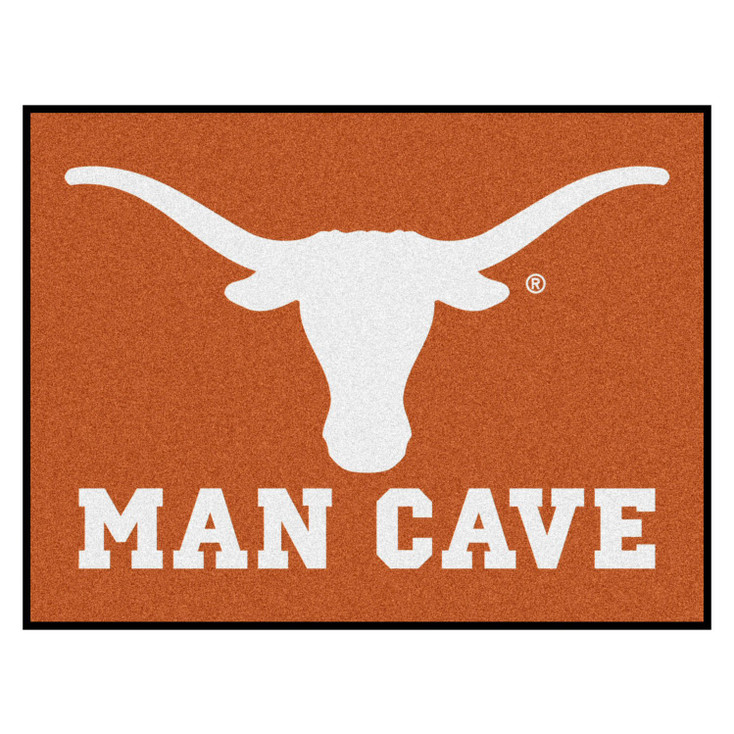 33.75" x 42.5" University of Texas Man Cave All-Star Orange Rectangle Mat