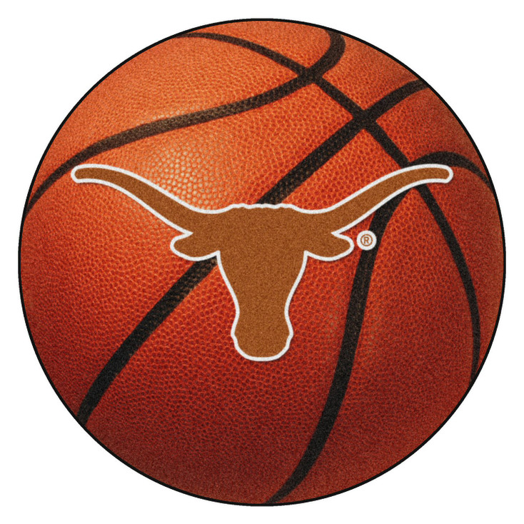 27" University of Texas Basketball Style Round Mat