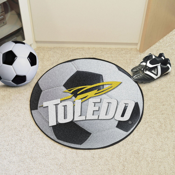 27" University of Toledo Soccer Ball Round Mat