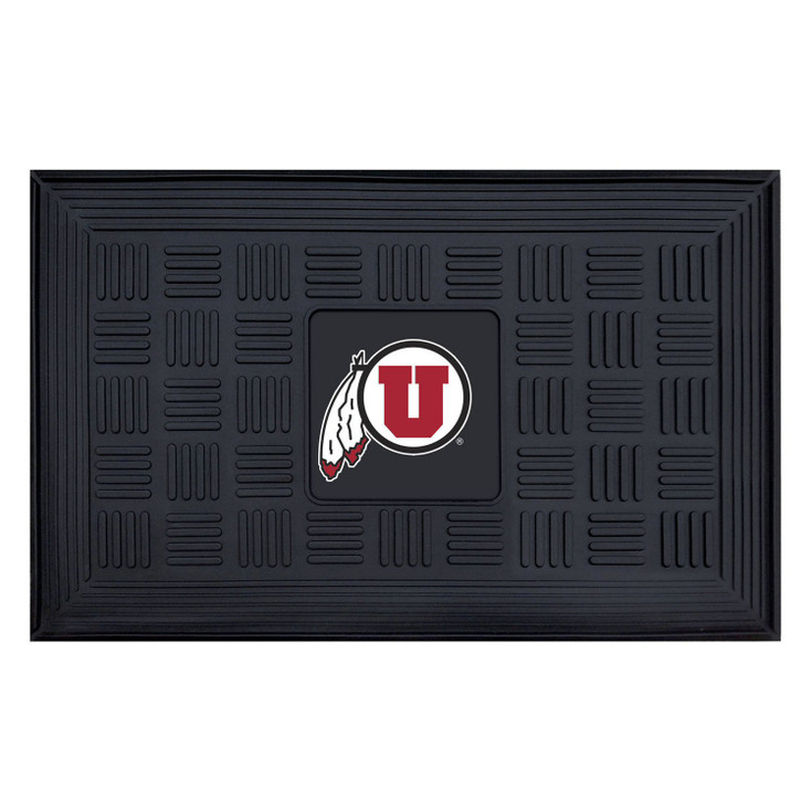 19.5" x 31.25" University of Utah Medallion Rectangle Door Mat