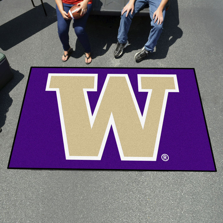 59.5" x 94.5" University of Washington Purple Rectangle Ulti Mat