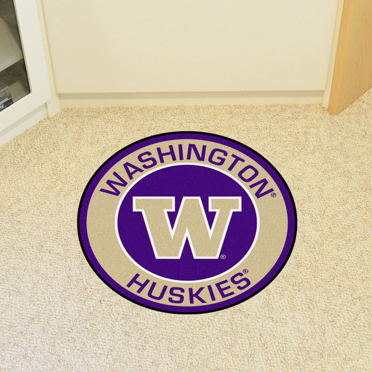 27" University of Washington Roundel Round Mat