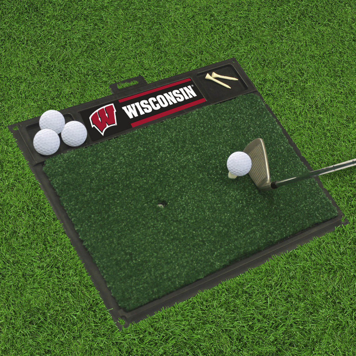 20" x 17" University of Wisconsin Golf Hitting Mat