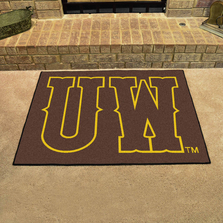 33.75" x 42.5" University of Wyoming All Star Brown Rectangle Mat