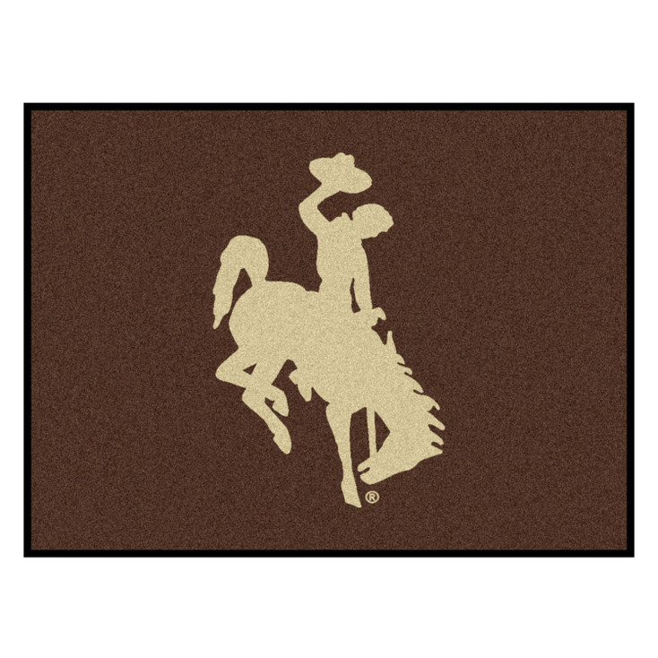 59.5" x 71" University of Wyoming Cowboys Brown Tailgater Mat