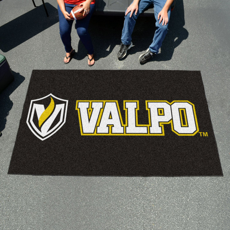 59.5" x 94.5" Valparaiso University Black Rectangle Ulti Mat