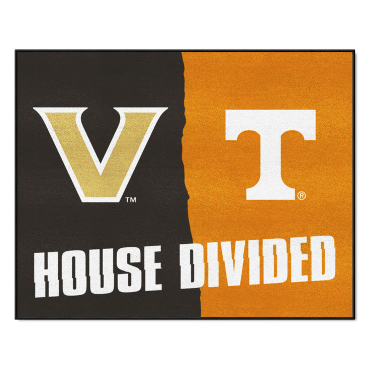 33.75" x 42.5" Vanderbilt / Tennessee House Divided Rectangle Mat