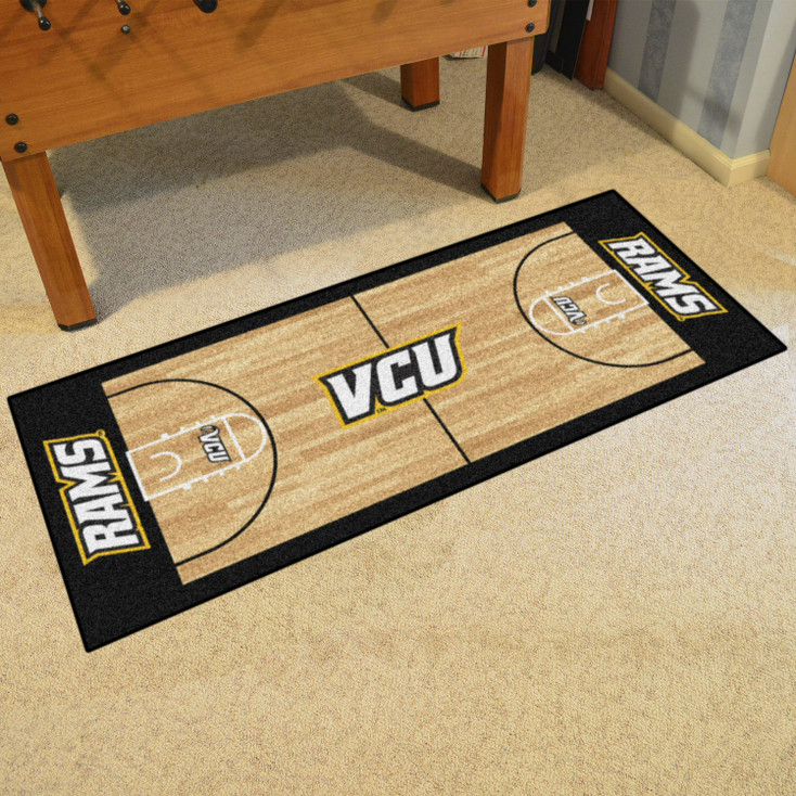 30" x 72" Virginia Commonwealth University (VCU) NCAA Basketball Rectangle Runner Mat