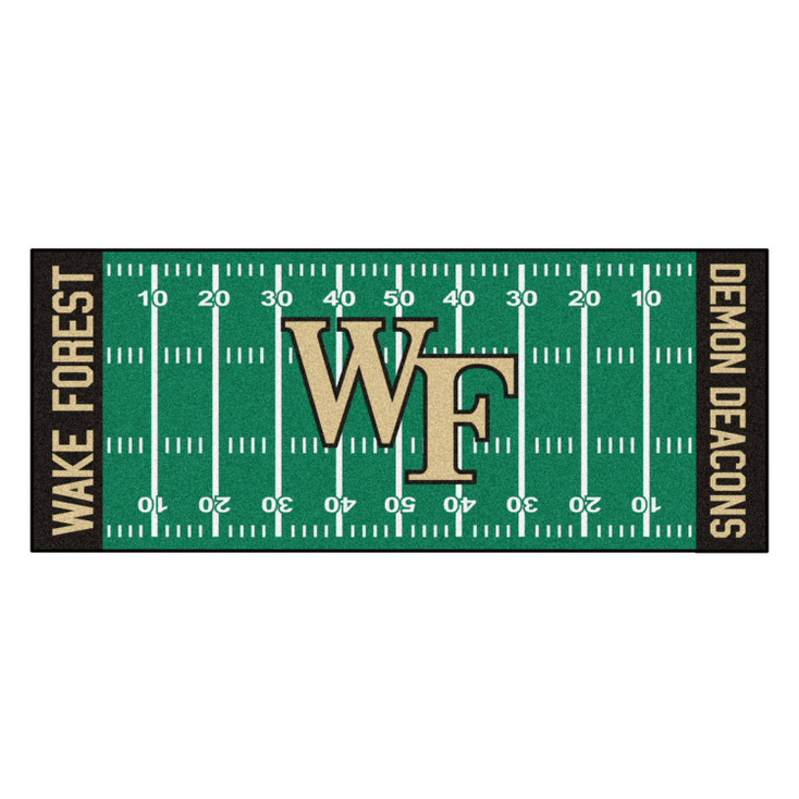 30" x 72" Wake Forest University Football Field Rectangle Runner Mat