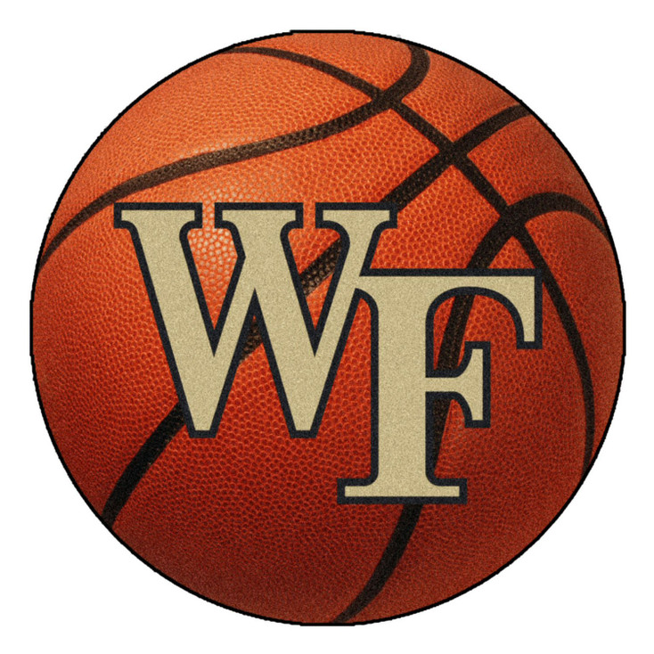 27" Wake Forest University Basketball Style Round Mat