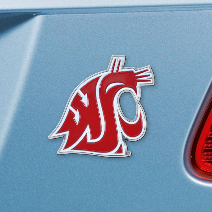 Washington State University Red Color Emblem, Set of 2