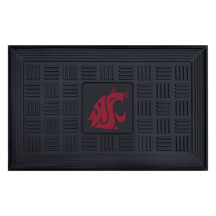 19.5" x 31.25" Washington State University Medallion Rectangle Door Mat