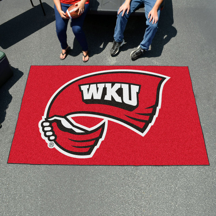 59.5" x 94.5" Western Kentucky University Red Rectangle Ulti Mat