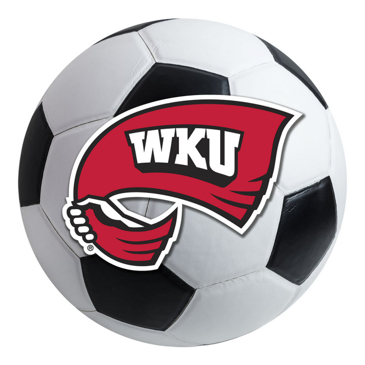 27" Western Kentucky University Soccer Ball Round Mat
