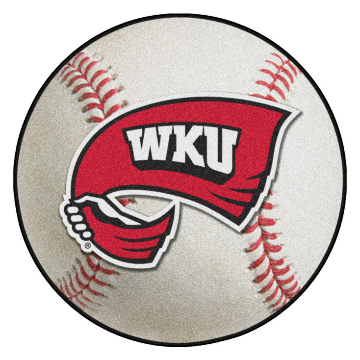 27" Western Kentucky University Baseball Style Round Mat