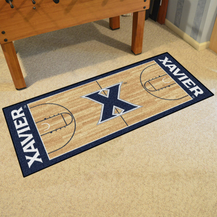 30" x 72" Xavier University NCAA Basketball Rectangle Runner Mat