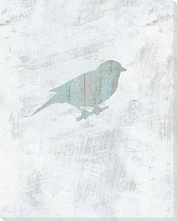 Bird Wrapped Canvas Giclee Art Print Wall Art